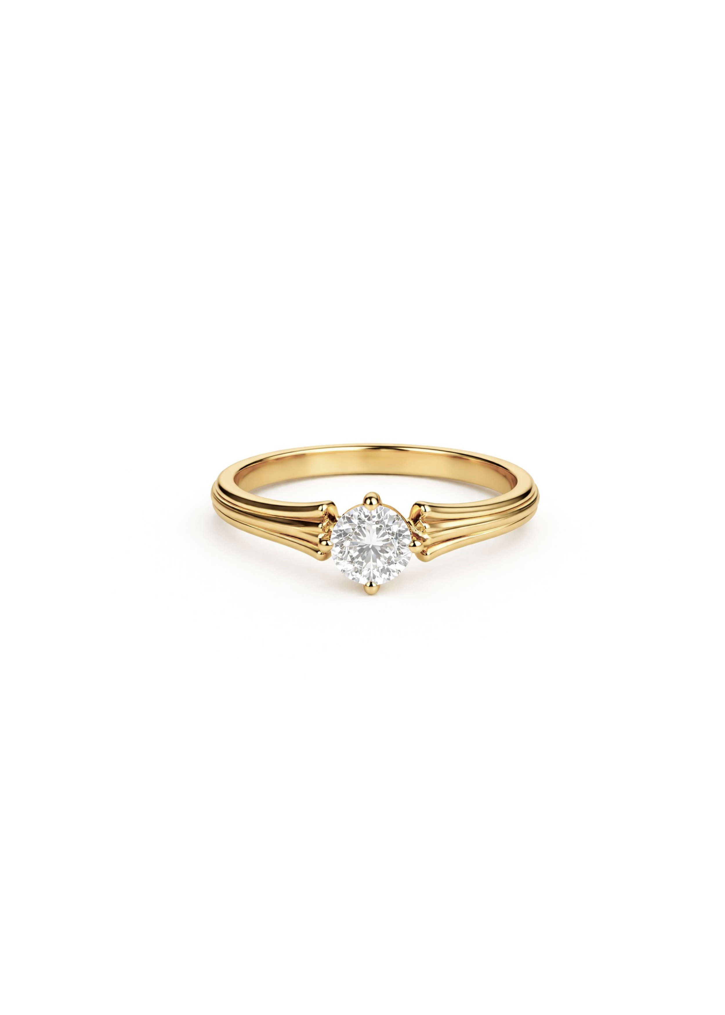Diamond Vintage-Inspired Ring