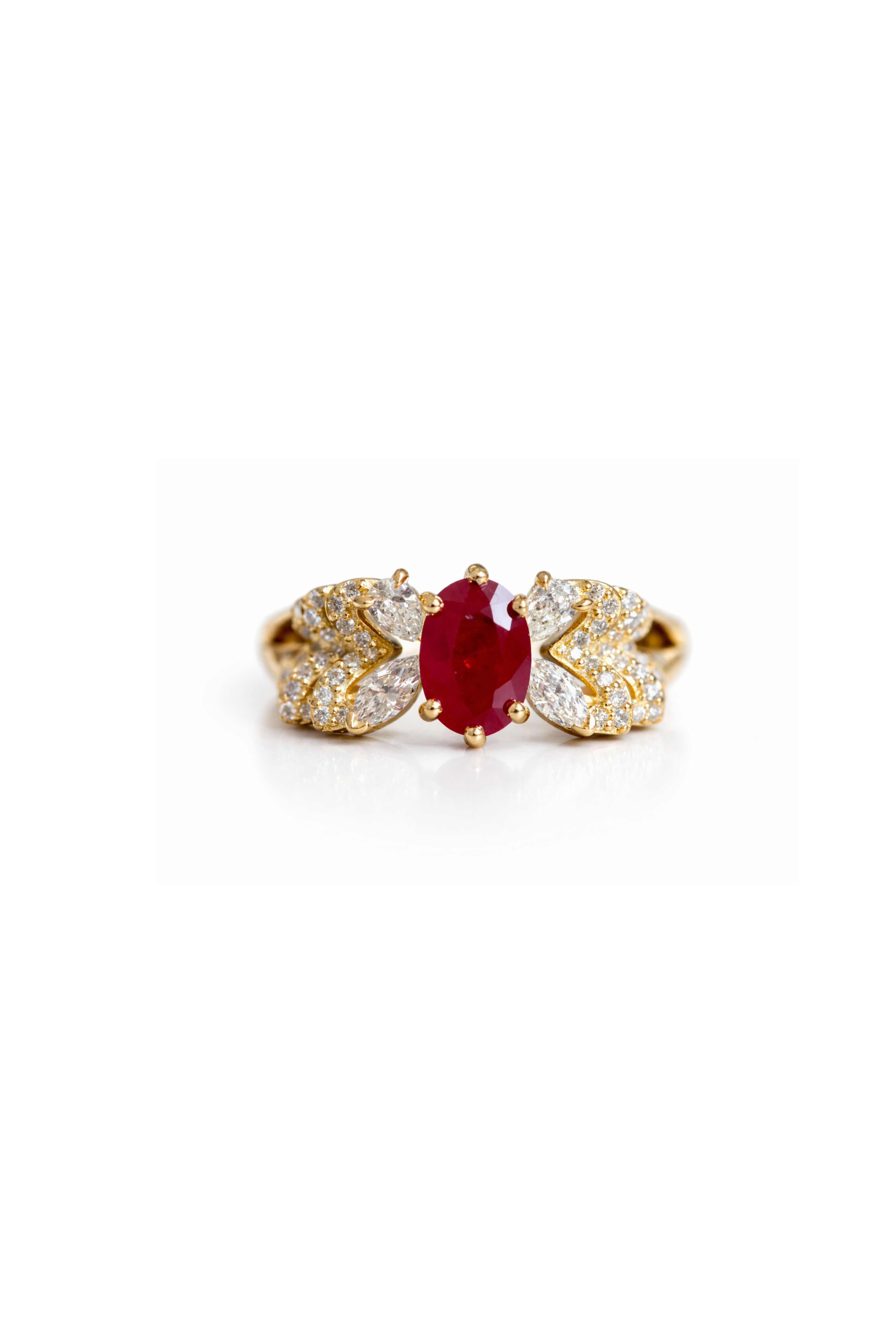 Komorebi Ruby Diamond Ring