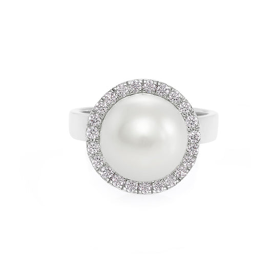Pearl and Diamond Ring - HN JEWELRY