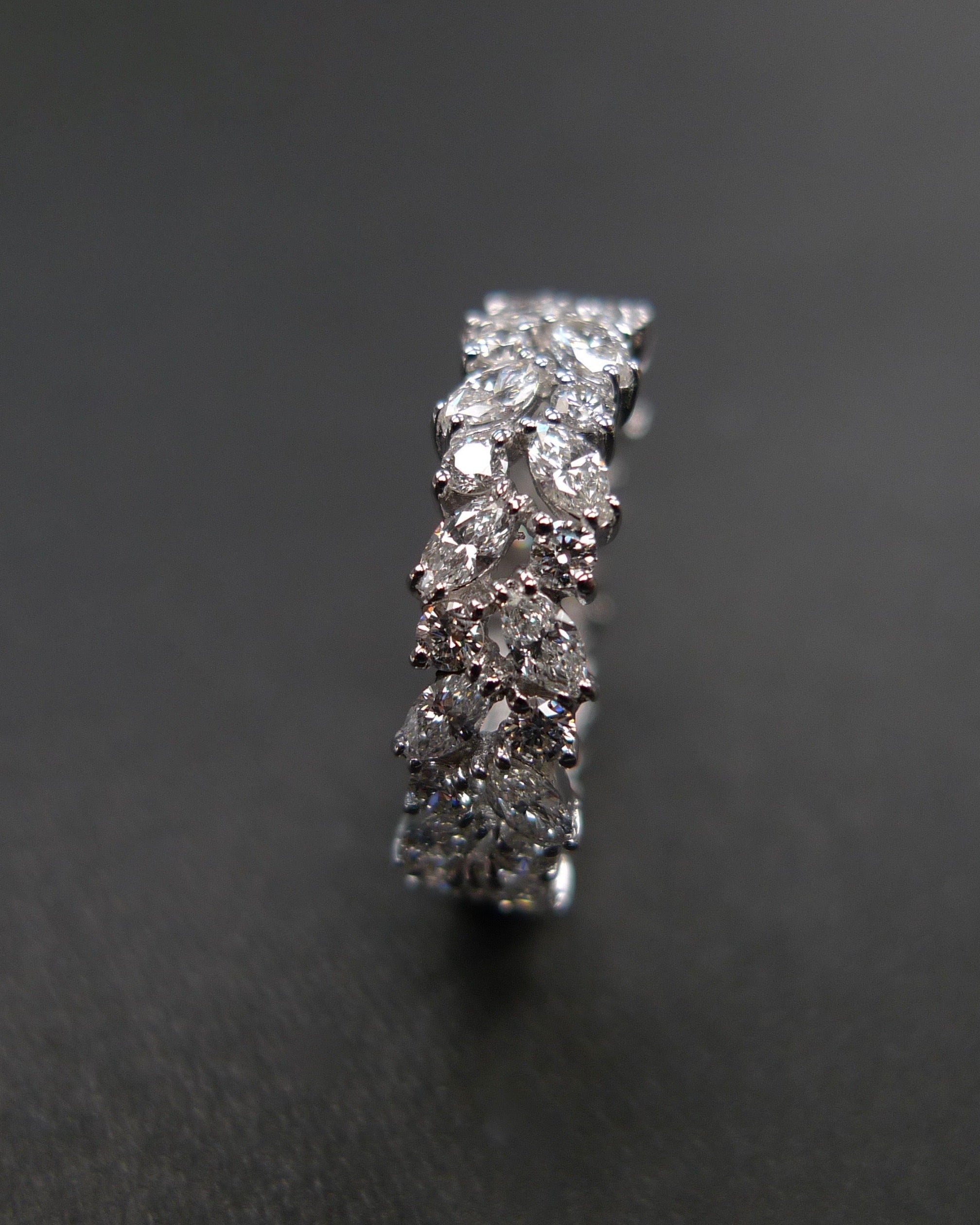 Marquise Diamond Full Eternity Ring - HN JEWELRY