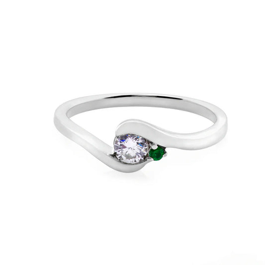 Twist Engagement Rings