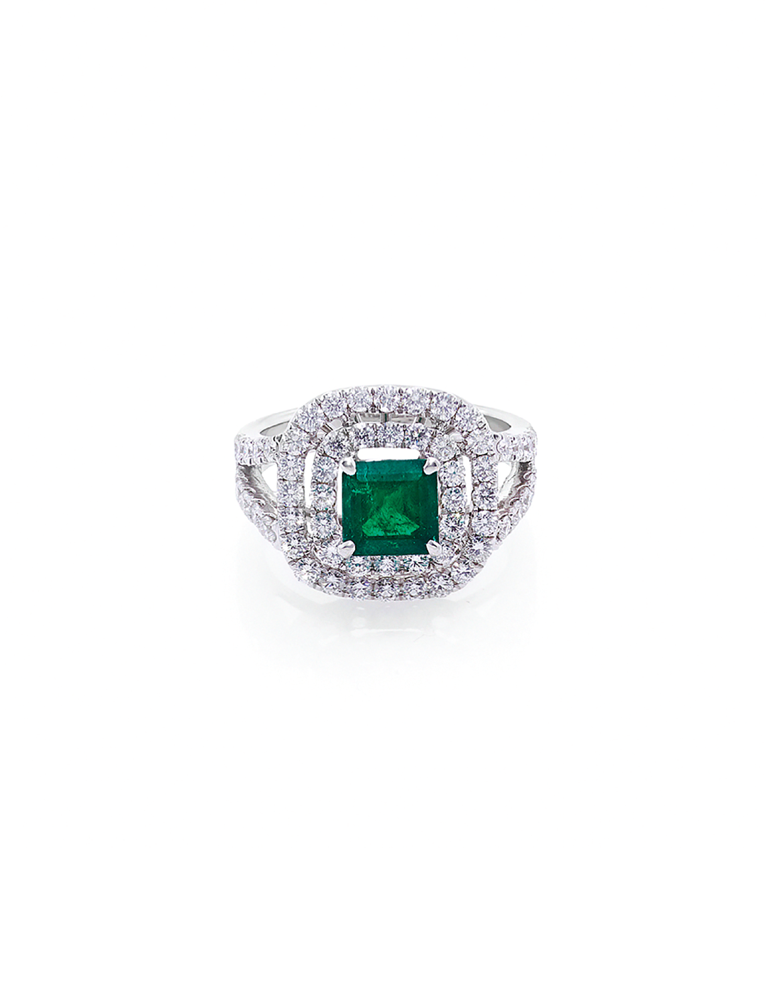 1.04ct Emerald Ring