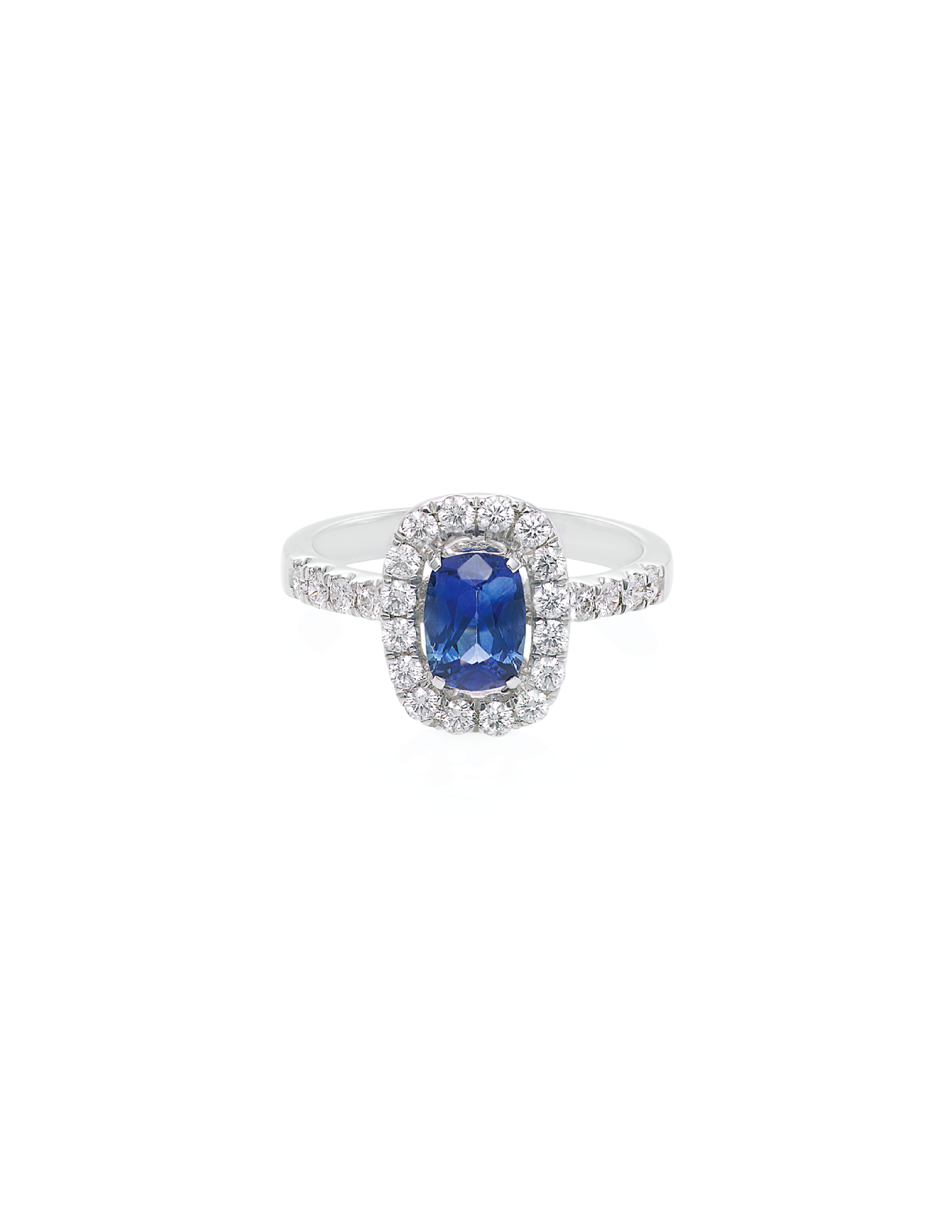 1.00ct Blue Sapphire Ring