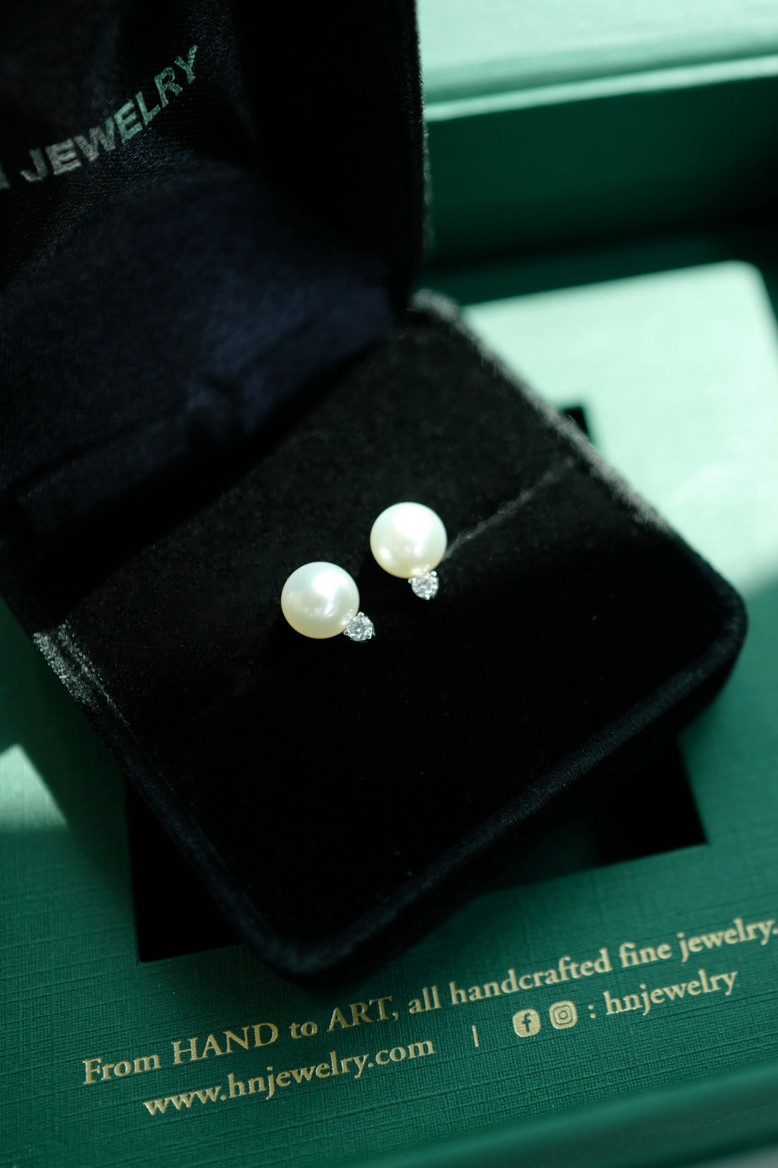 South Sea White Pearl and Diamond Earrings