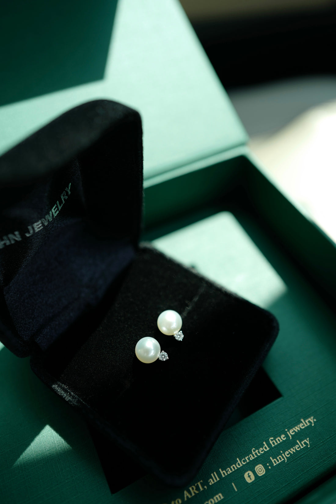 South Sea White Pearl and Diamond Earrings