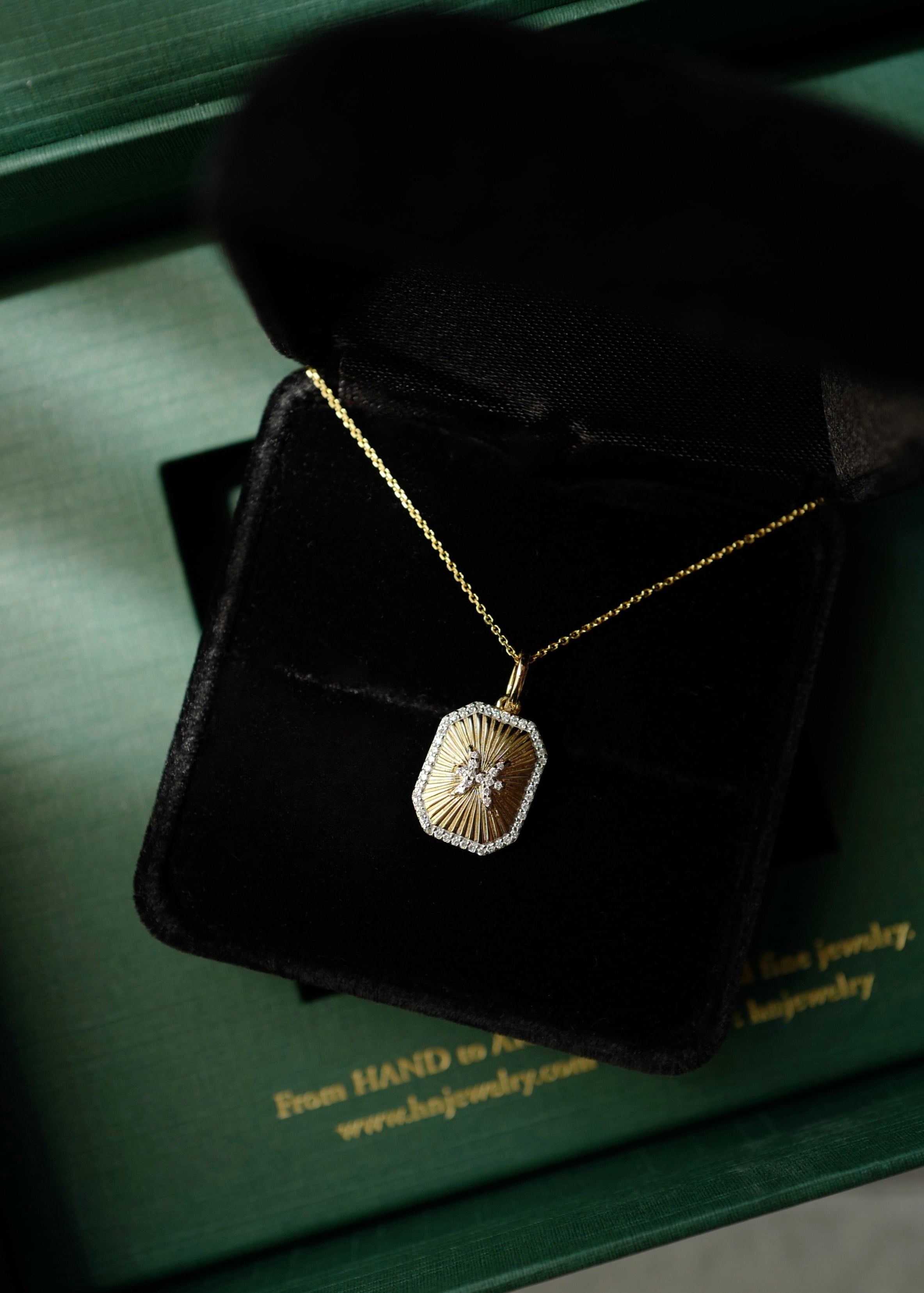 Zodiac Charm Diamond Necklace