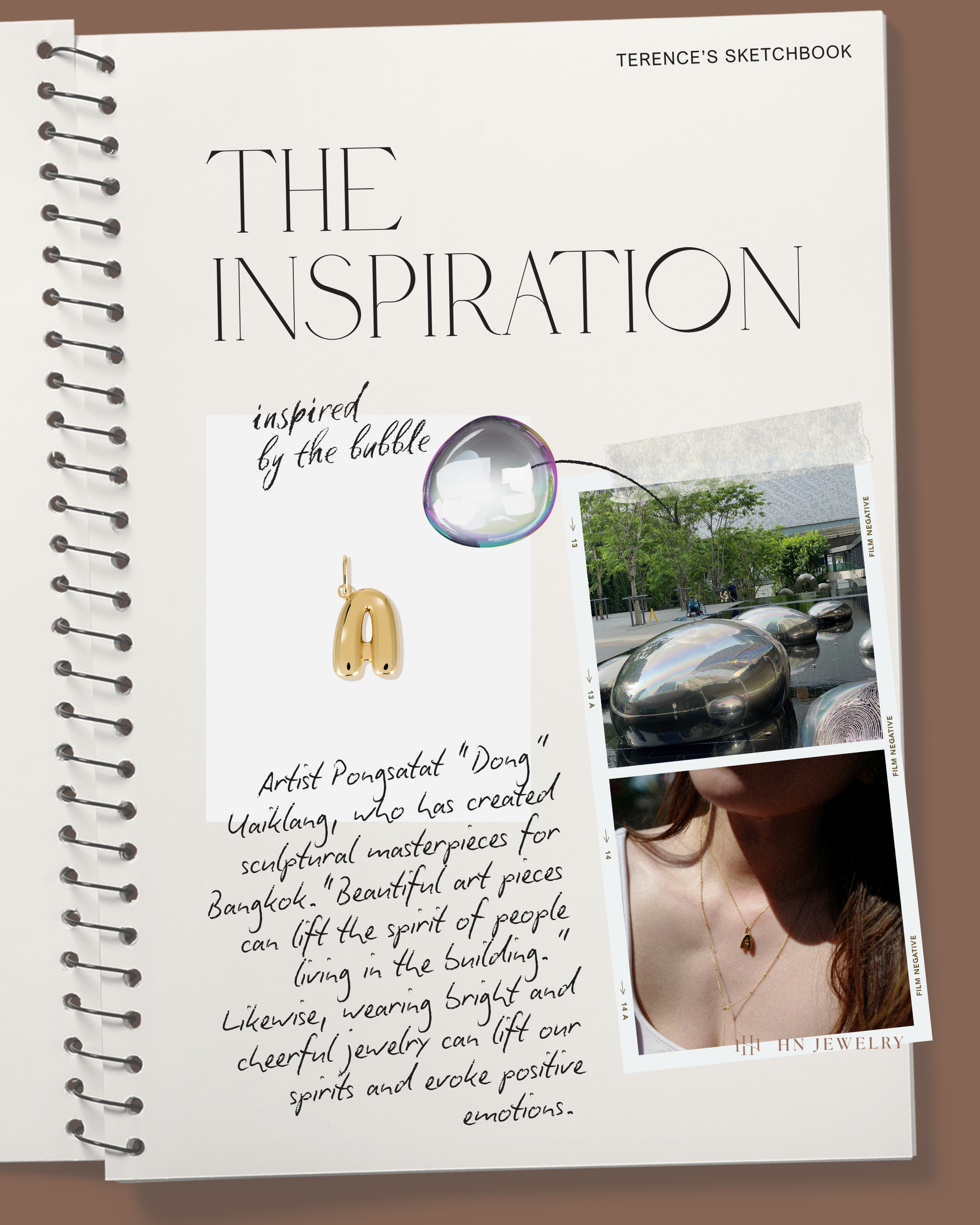 Bubble Letter Charm