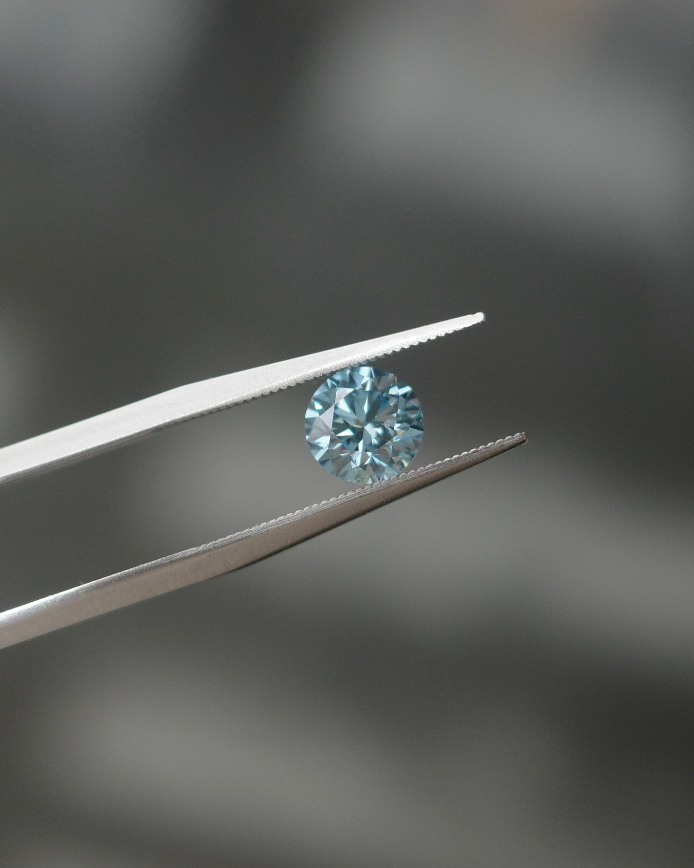 Fancy Blue Diamond Ring