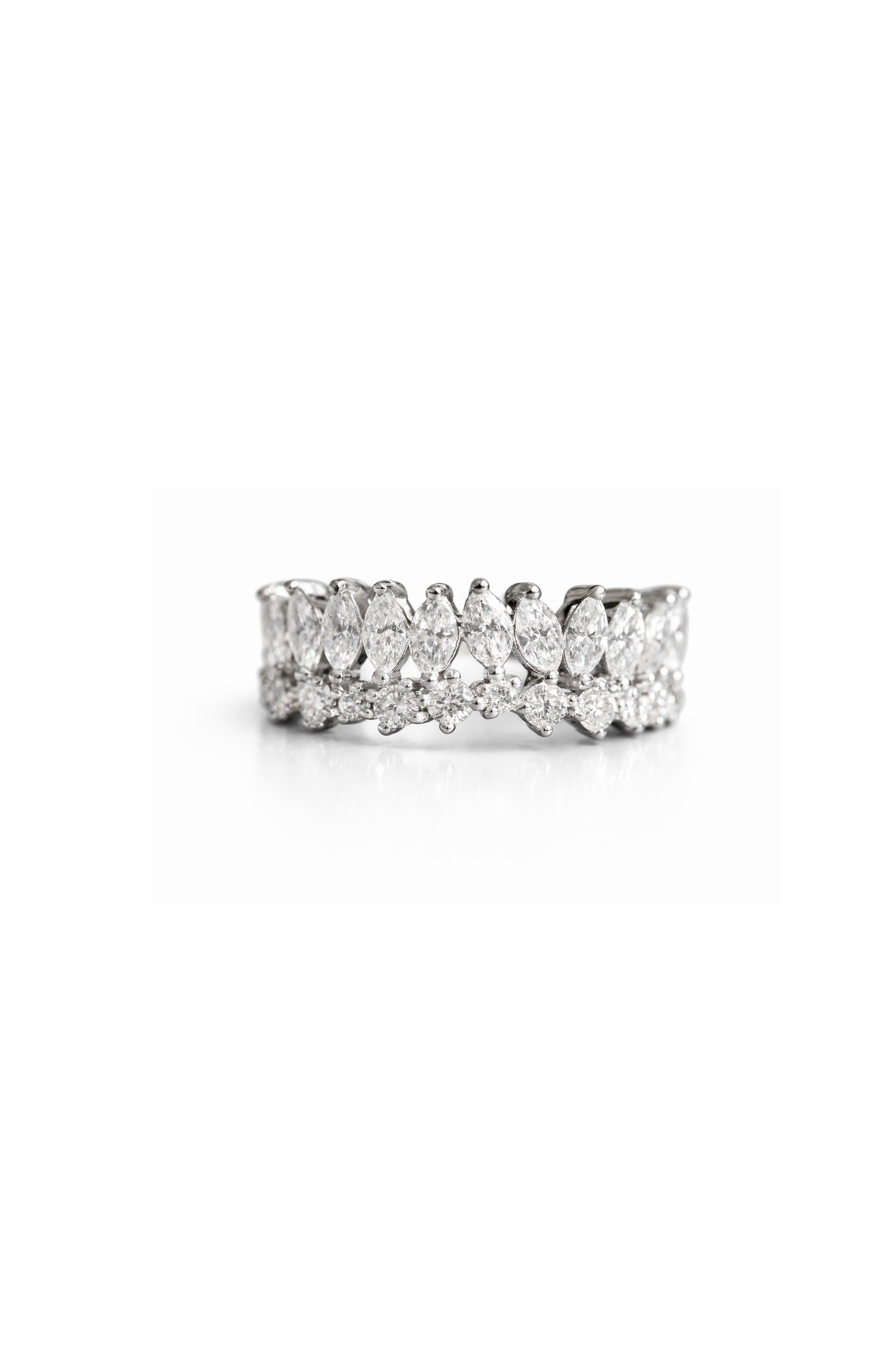 Tiara Diamond Ring | HN Jewelry