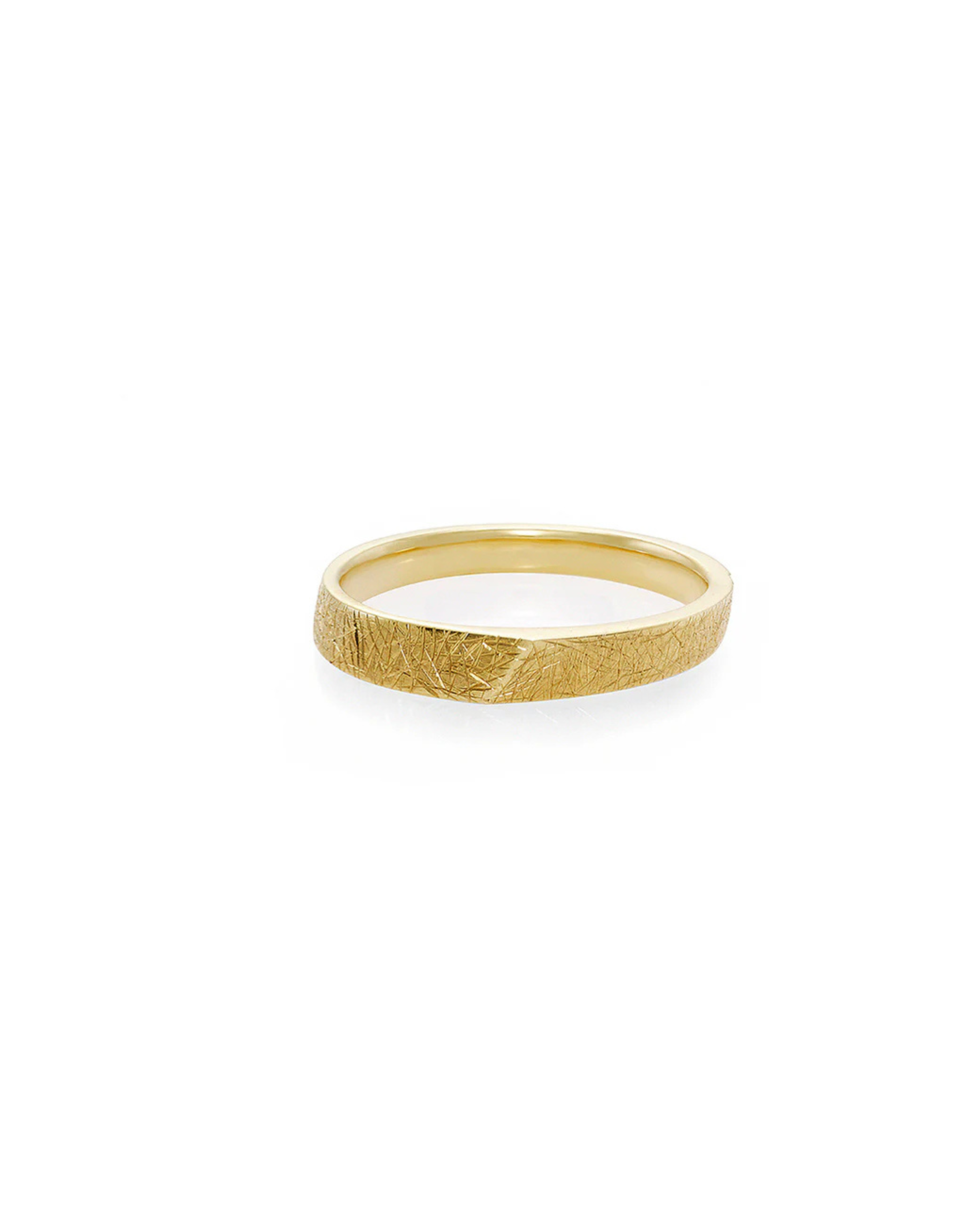 Hand Carved Gold Ring