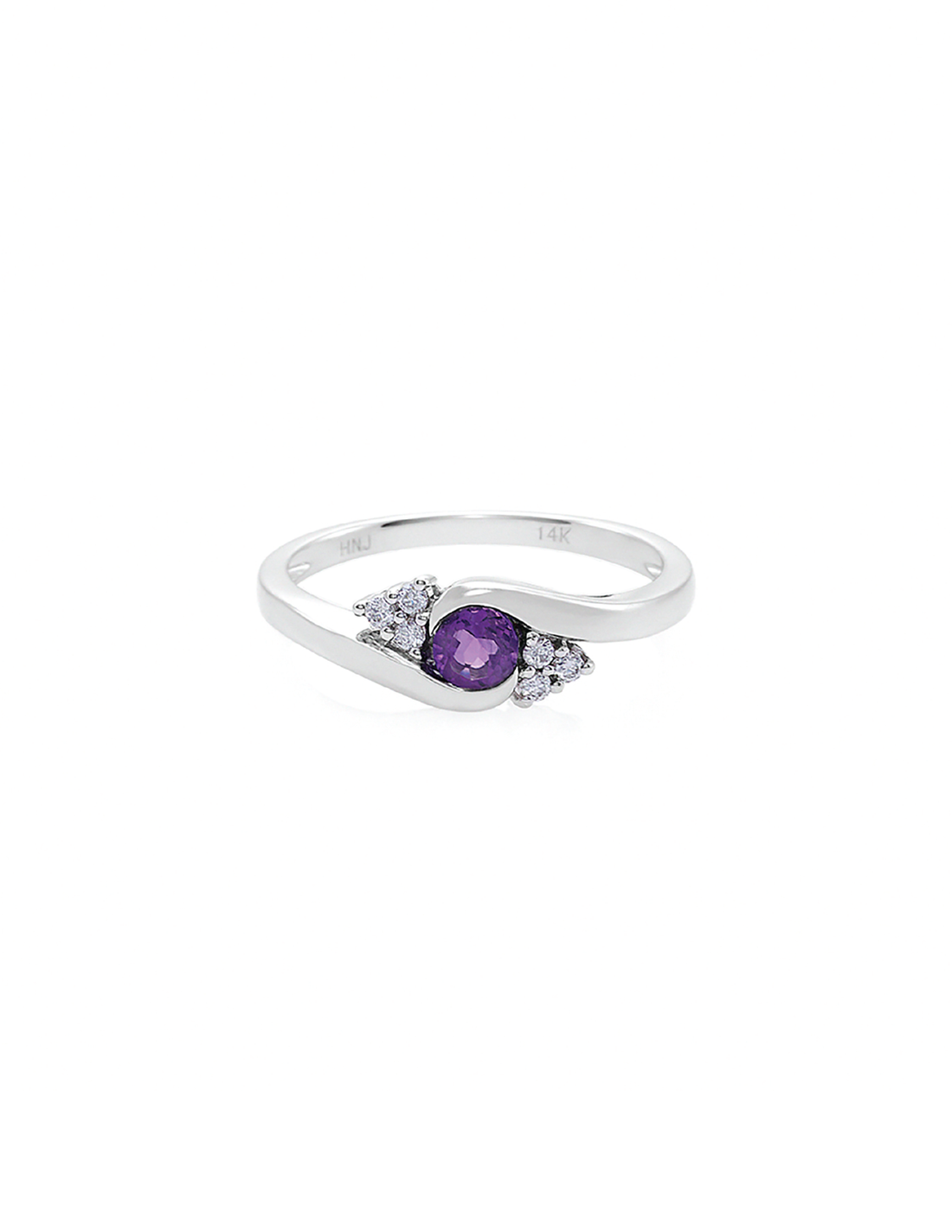 Amethyst and Diamond Ring