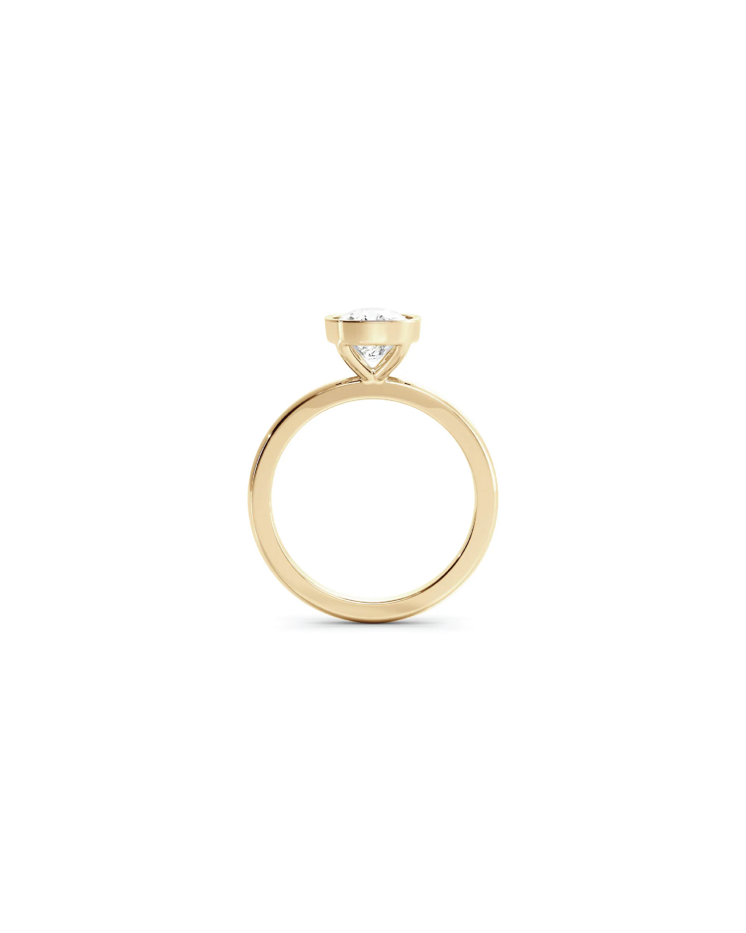 Cushion Bezel Solitaire