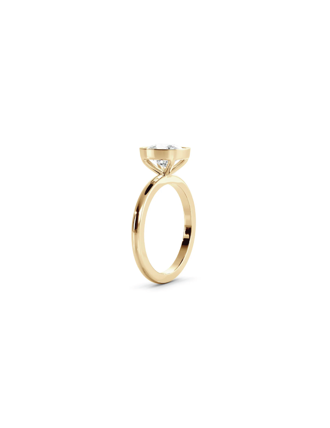 Cushion Bezel Solitaire