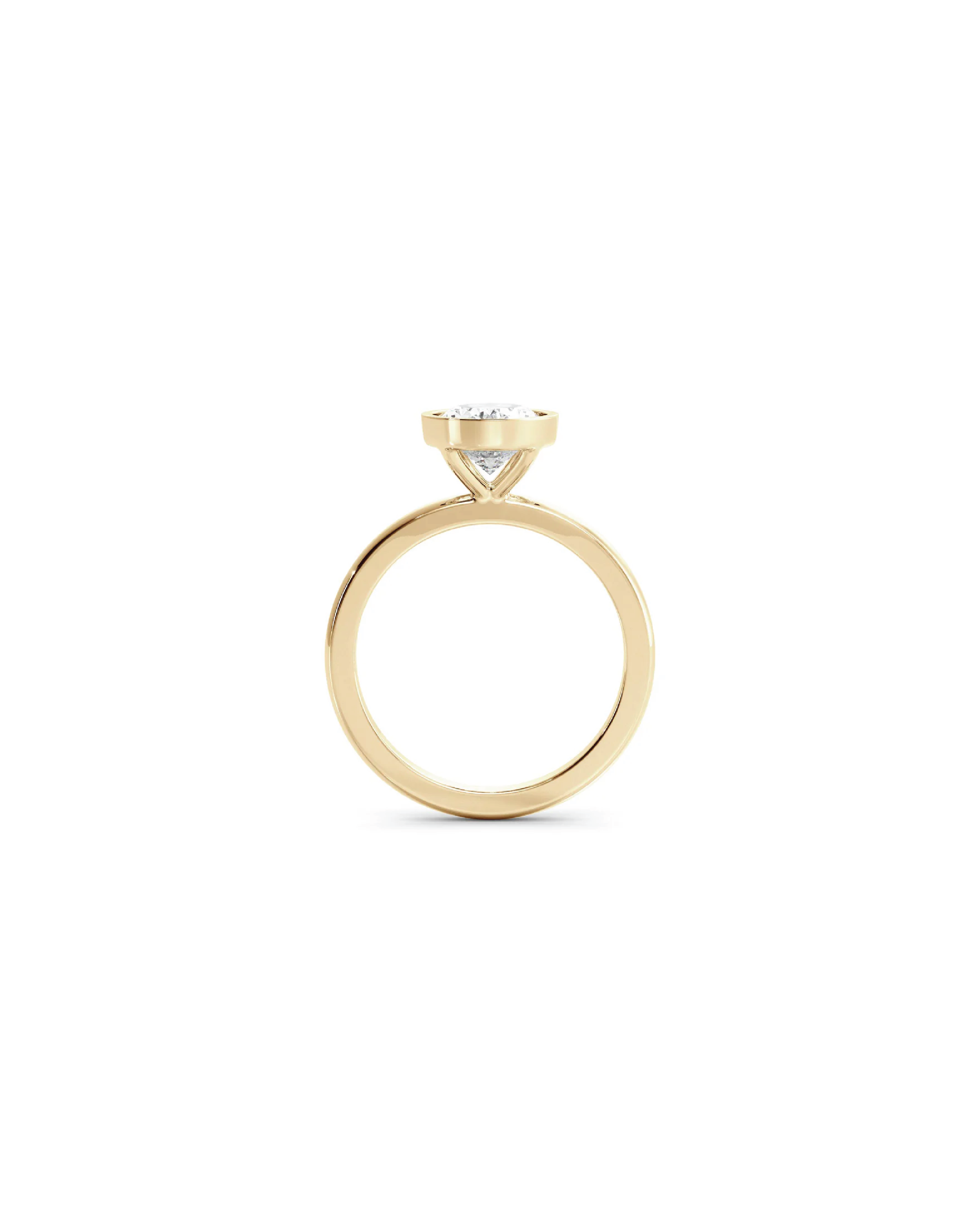Oval Bezel Solitaire