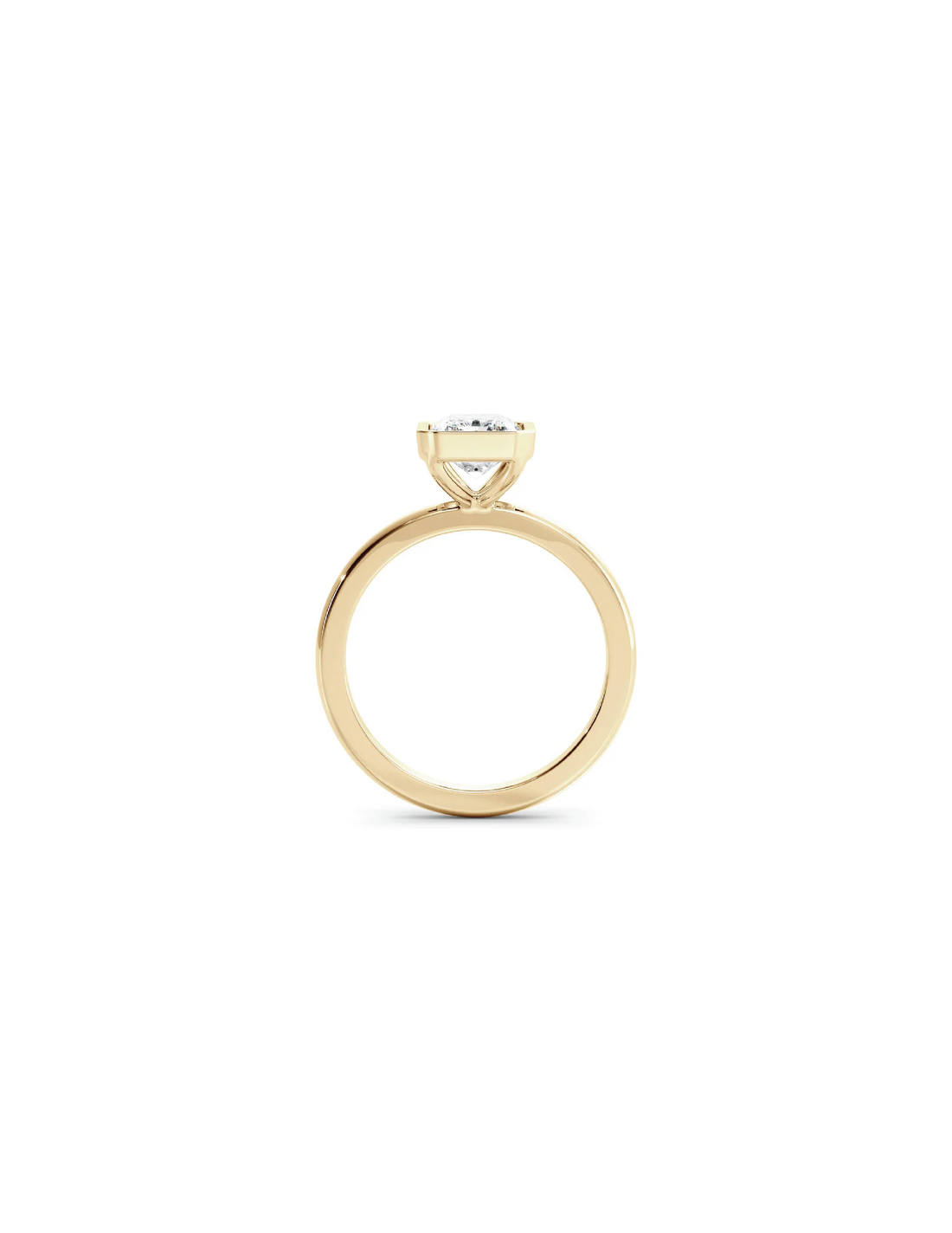 Radiant Bezel Solitaire