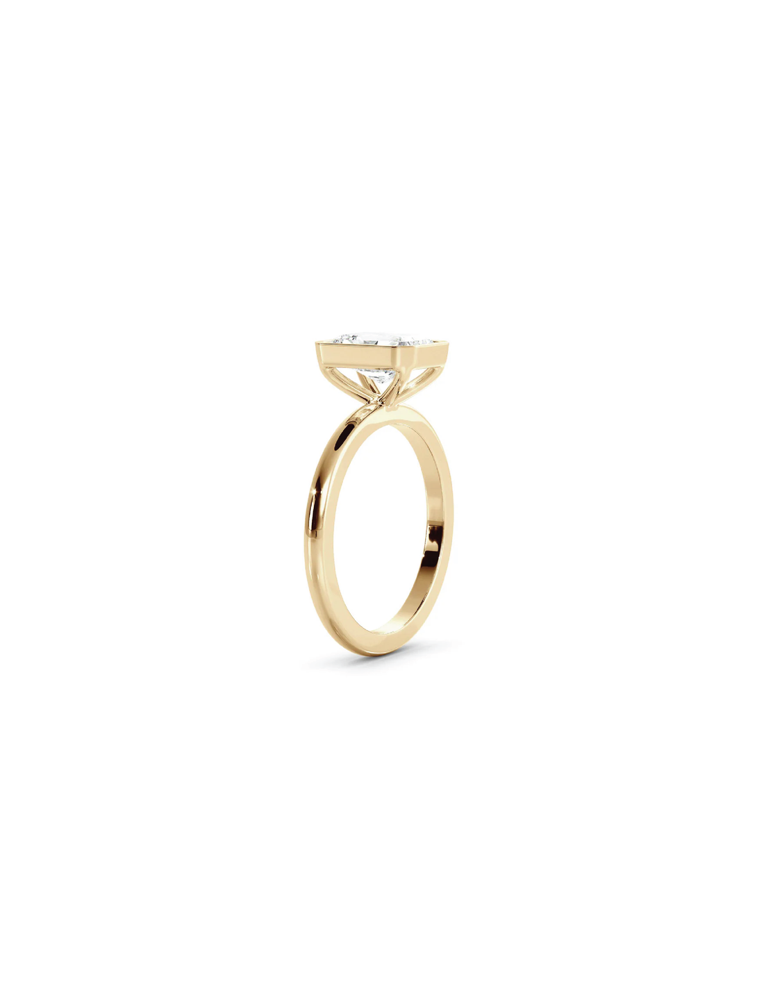 Radiant Bezel Solitaire