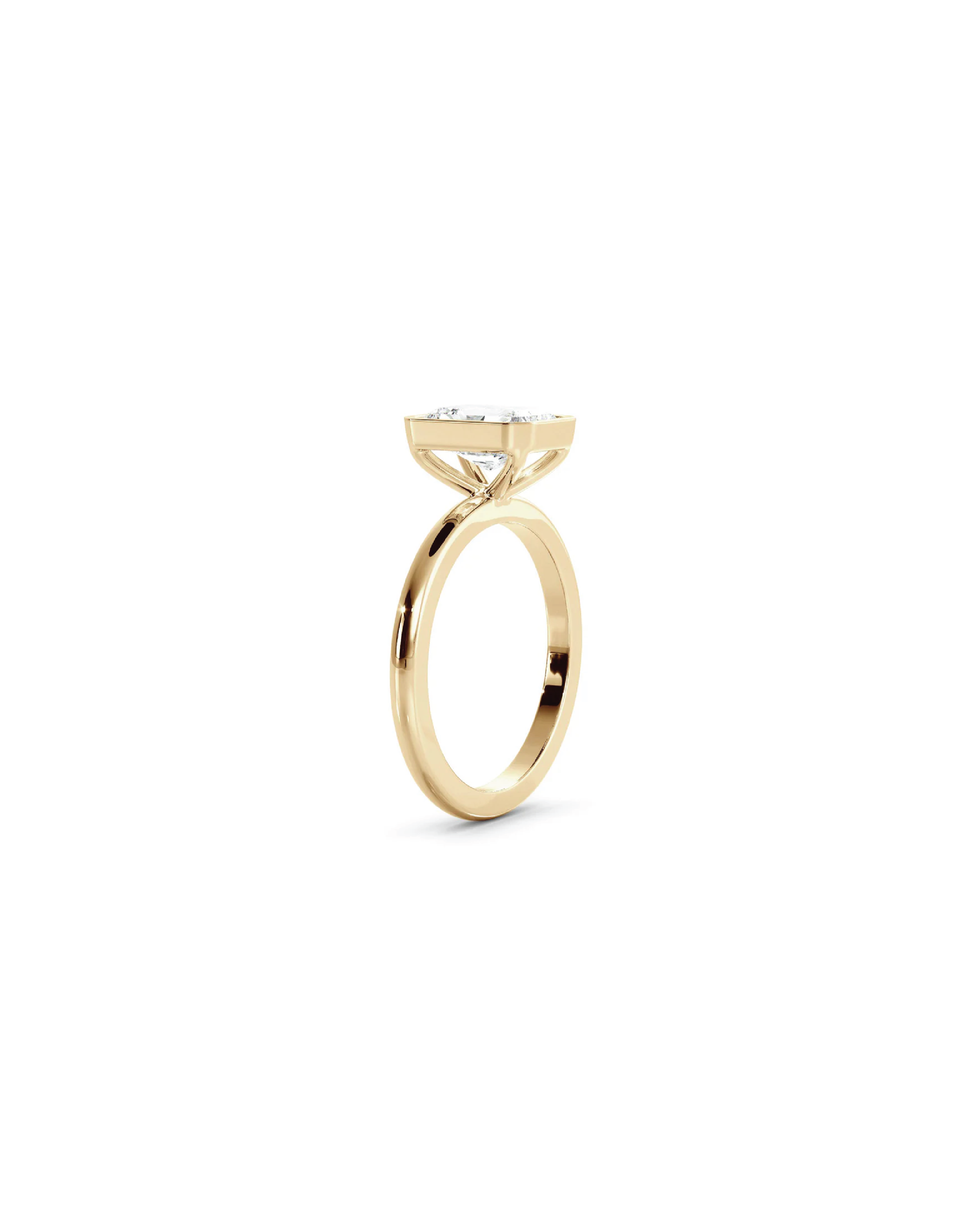 Radiant Bezel Solitaire