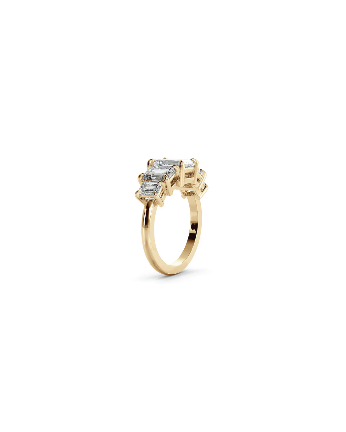 Emerald Five-Stone Ring