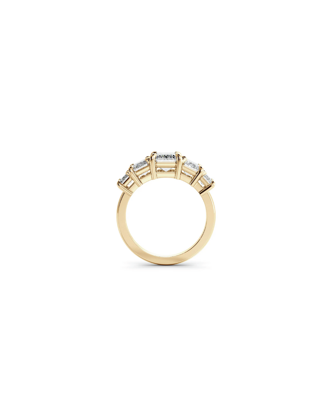 Emerald Five-Stone Ring