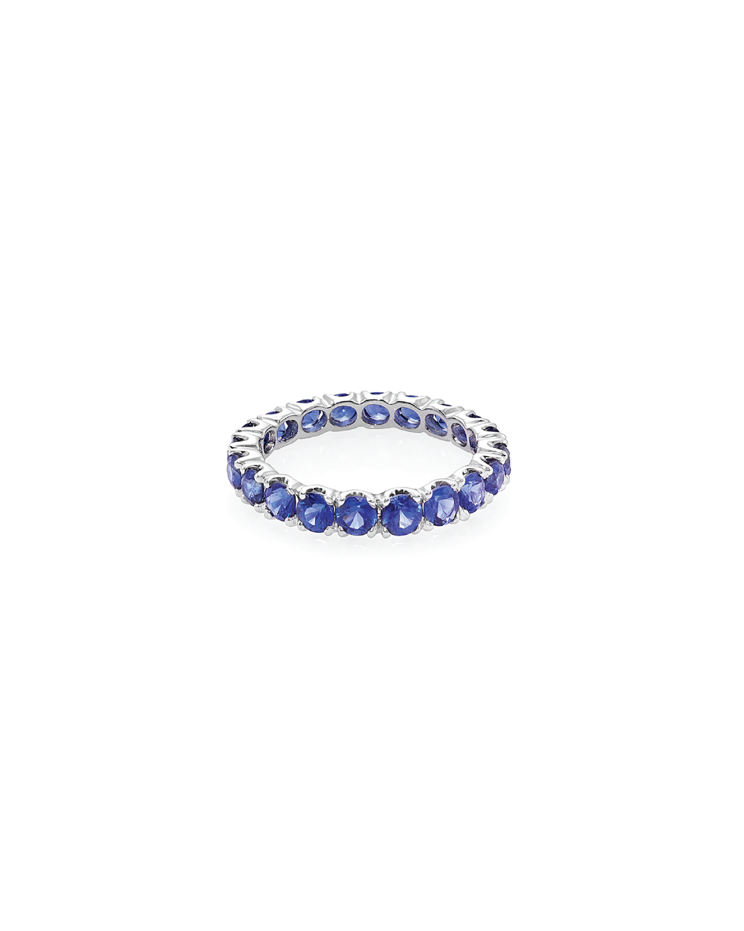 Blue Sapphire Eternity Ring