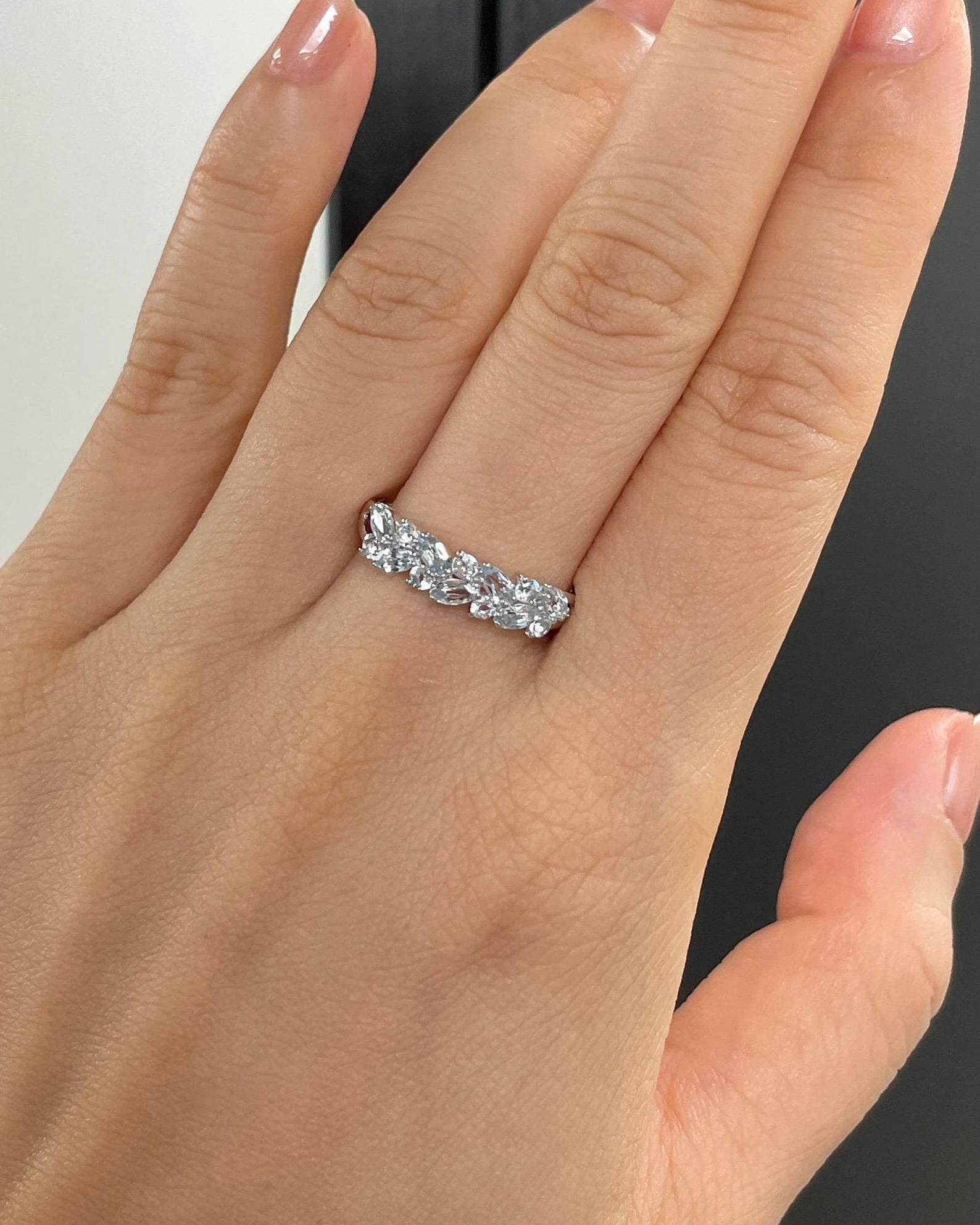 Aquamarine Statement Ring
