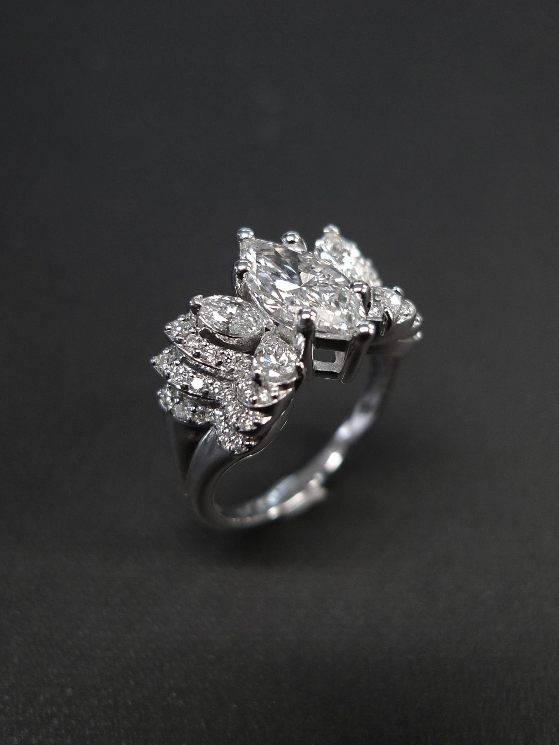 1ct marquise diamond engagement ring 