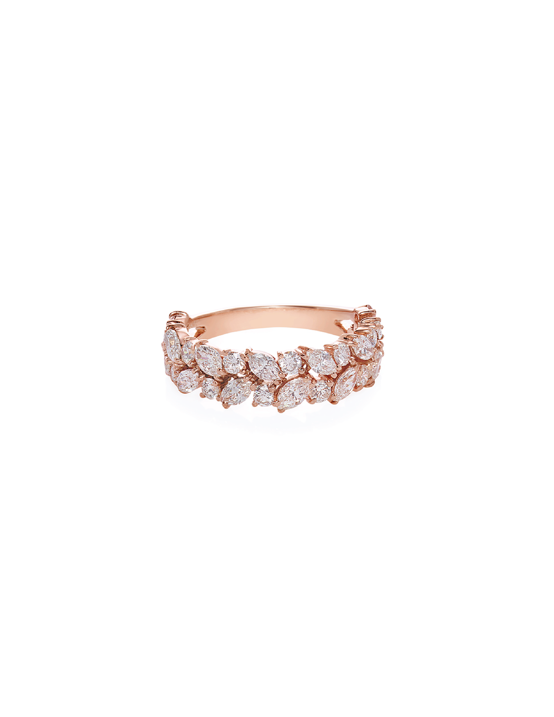 Marquise Half Eternity Ring