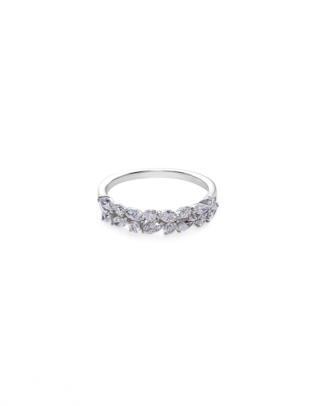 Marquise Diamond White Gold Ring (Thin version)