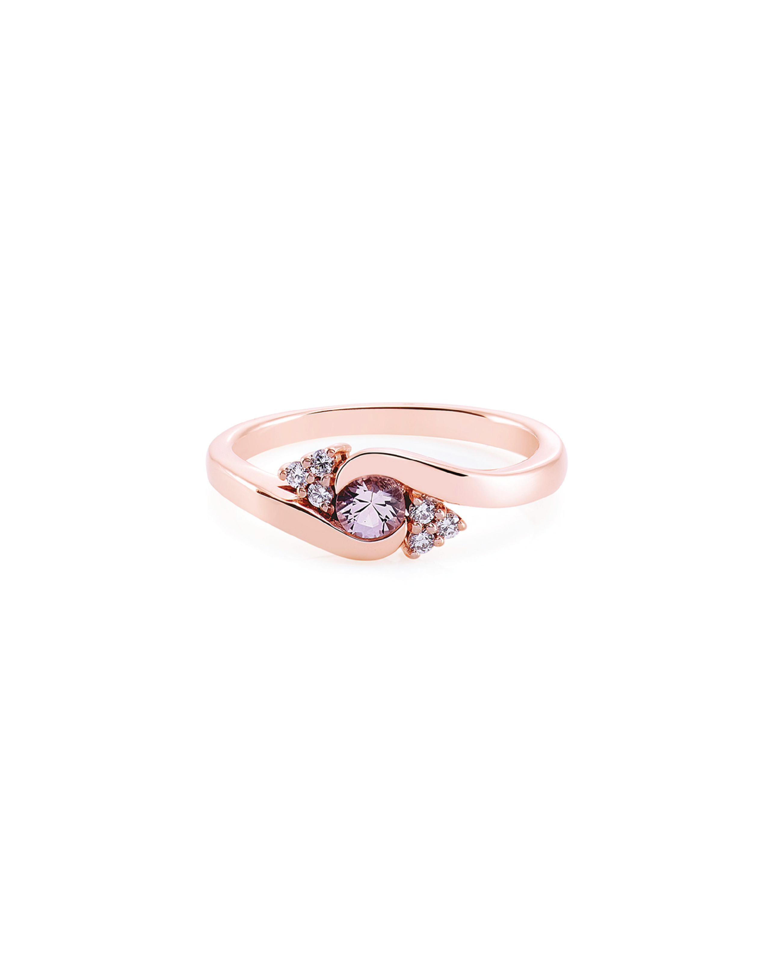 Morganite and Diamond Ring