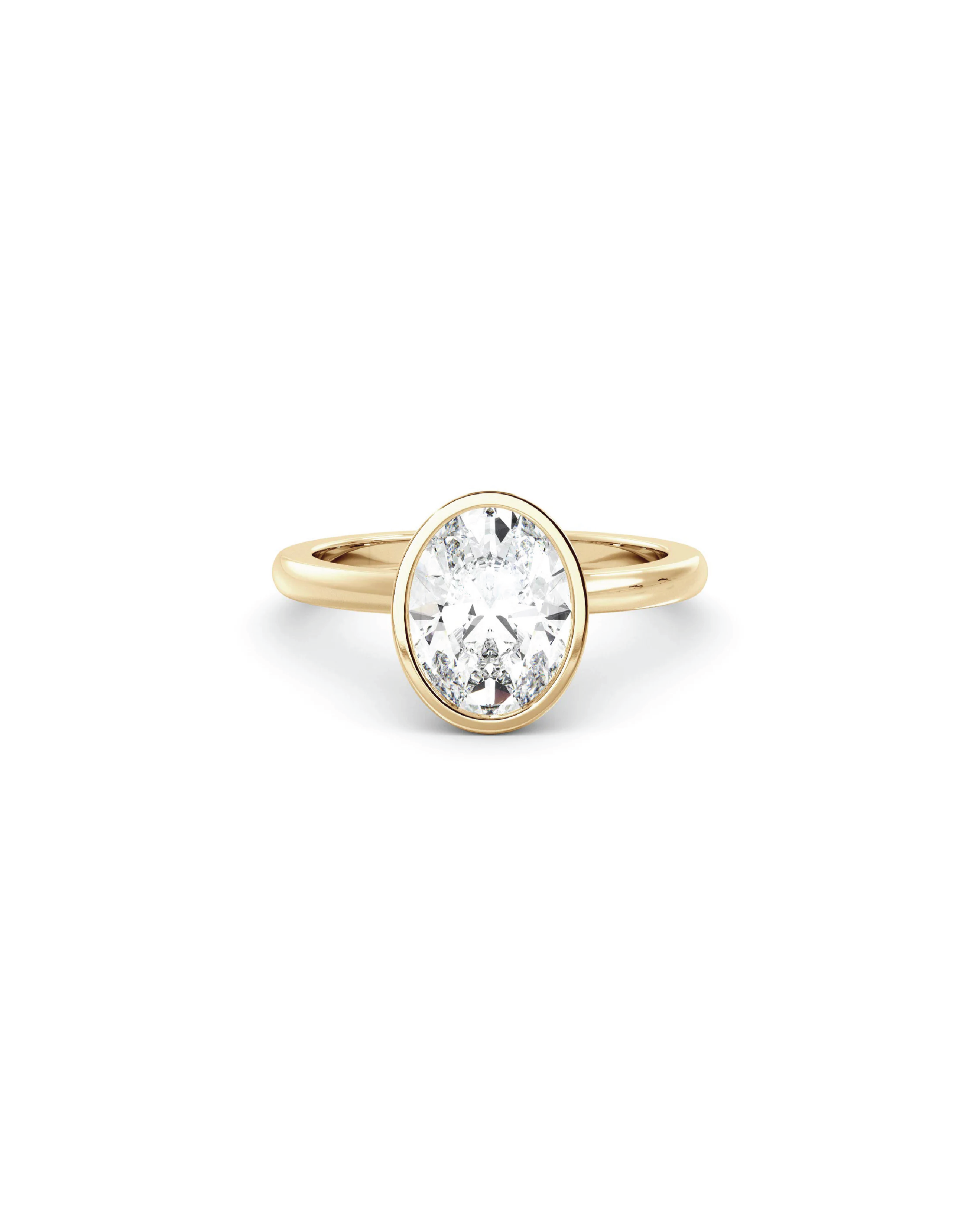 Oval Bezel Solitaire