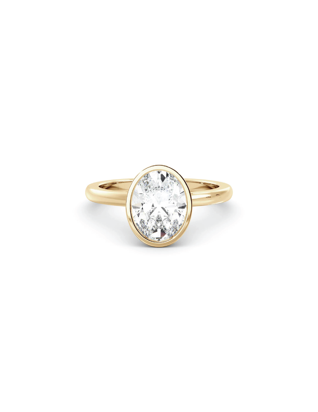Oval Bezel Solitaire