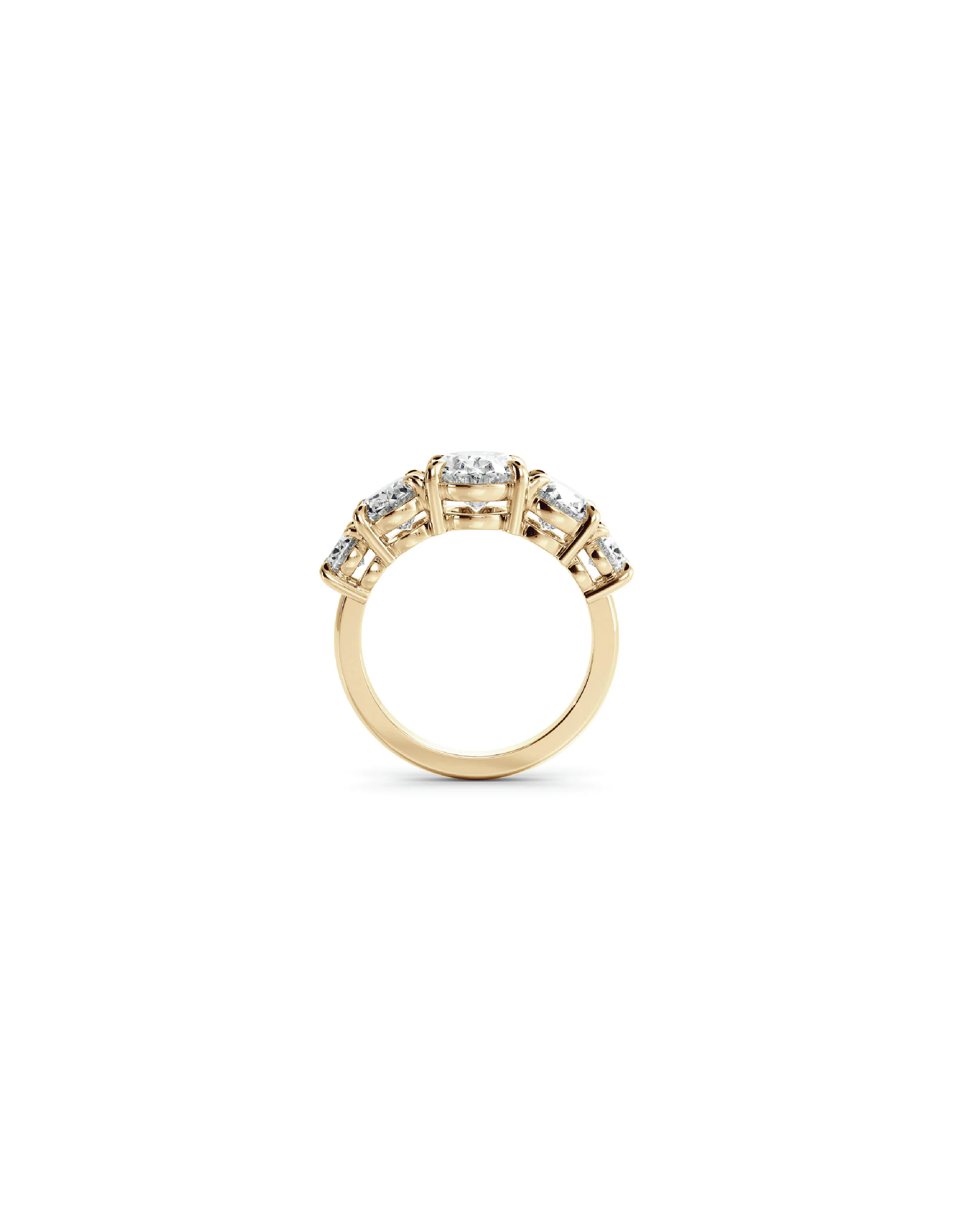 Oval Five-Stone Ring