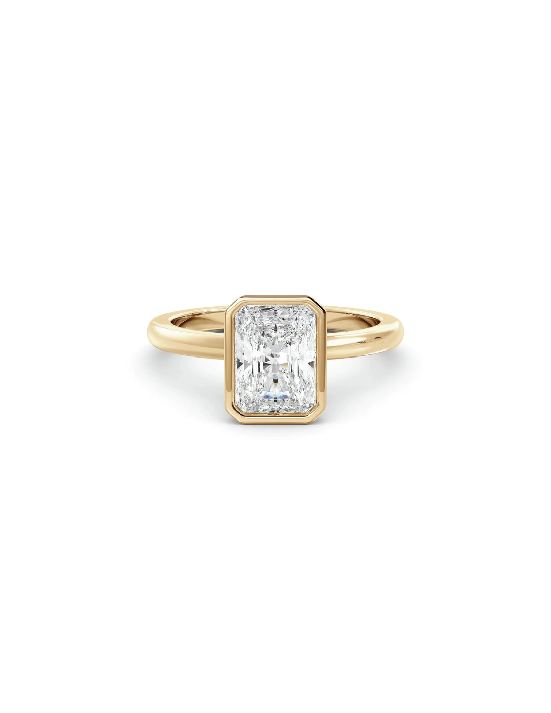 Radiant Bezel Solitaire