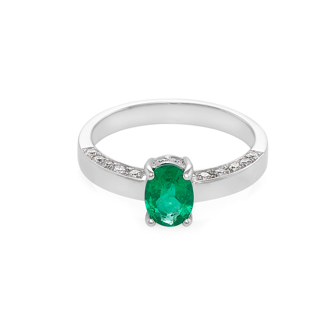 Emerald and Diamond Ring - HN JEWELRY