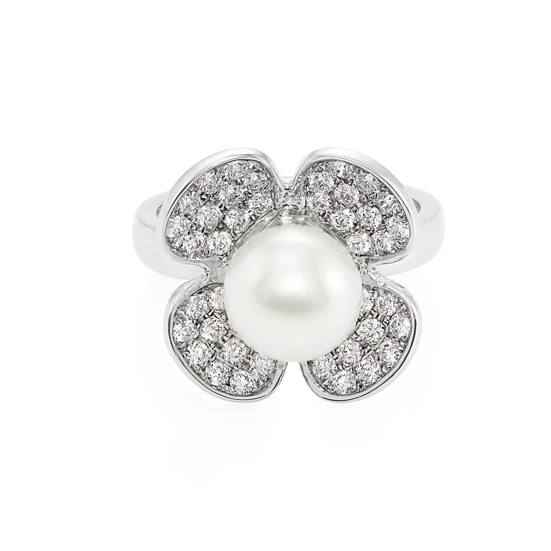 Pearl and Diamond Ring - HN JEWELRY