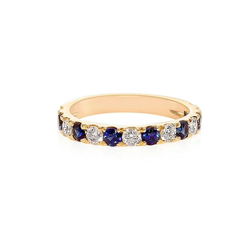 Blue Sapphire and Diamond Ring - HN JEWELRY