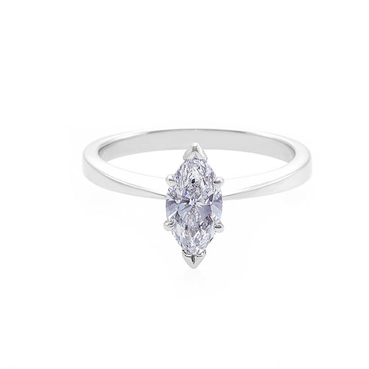 Marquise Diamond Solitaire Ring - HN JEWELRY