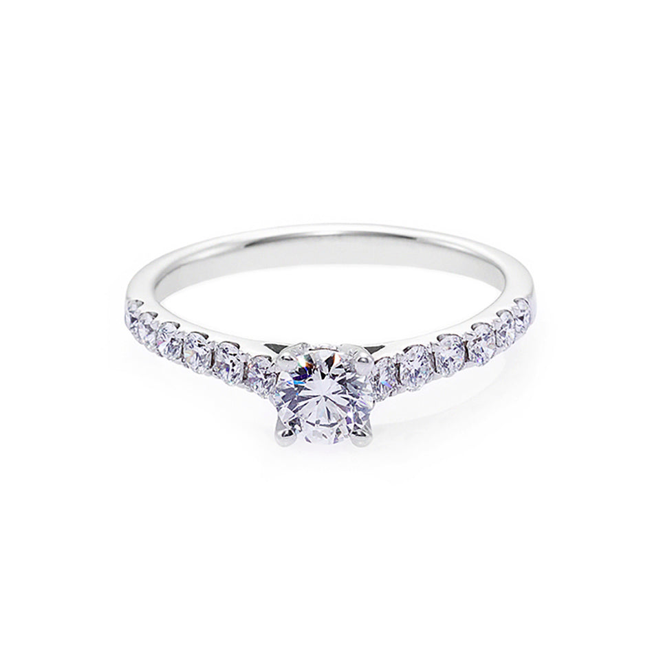 Solitaire Diamond Engagement Ring - HN JEWELRY