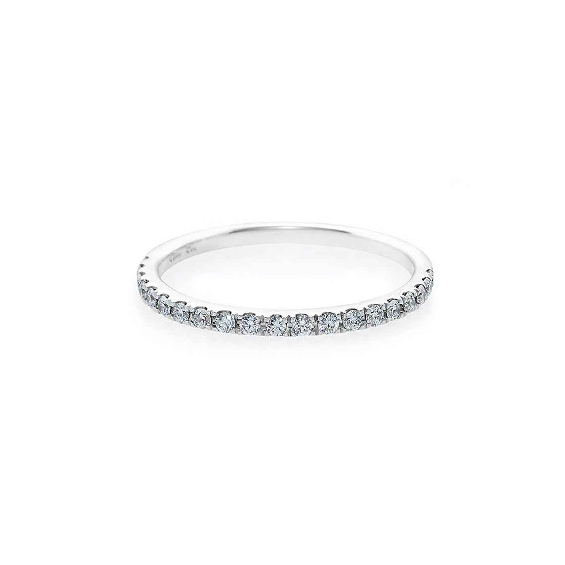 Thin Diamond Ring in White Gold - HN JEWELRY