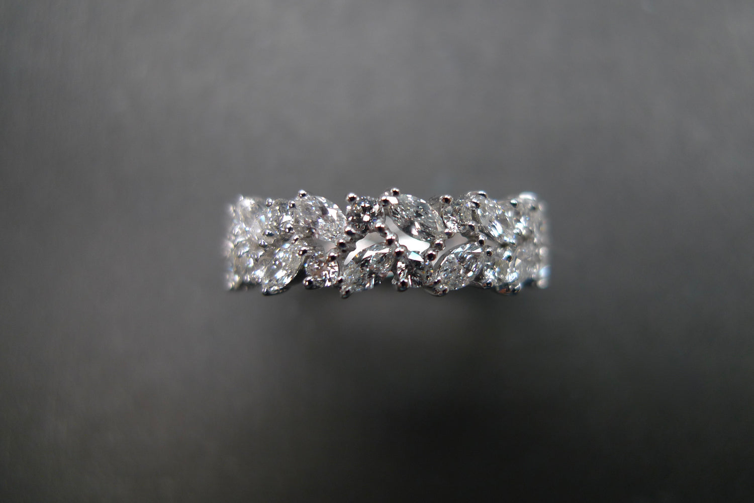 Marquise Diamond Full Eternity Ring - HN JEWELRY