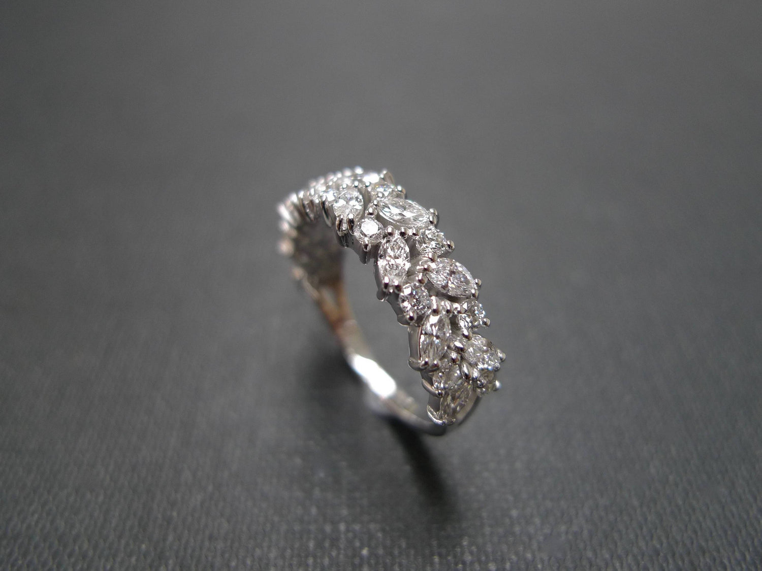 Half eternity diamond ring - Natalina Jewellery