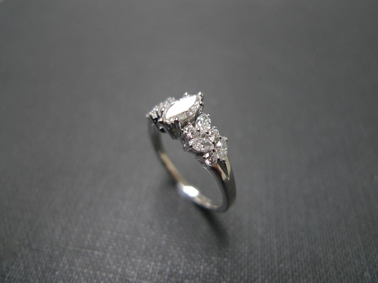 Marquise Diamond Engagement Ring - HN JEWELRY